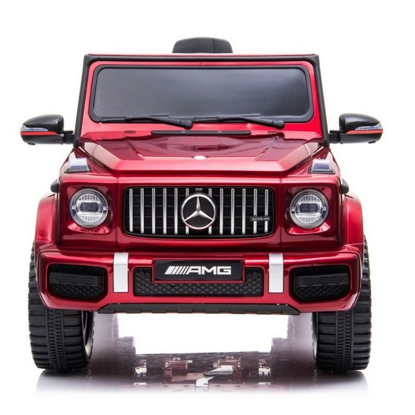 Продукт Акумулаторен джип Licensed Mercedes AMG G63, 12V с меки гуми и кожена седалка - 0 - BG Hlapeta